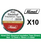 0.13MM X 18MM 5MM PVC TAPE (GREEN) [HIMEL]